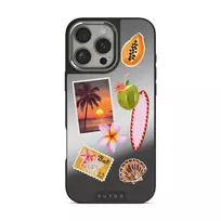 Sun Chaser - iPhone 16 Pro Case, Elite Mirror Dark (MagSafe) / Silver