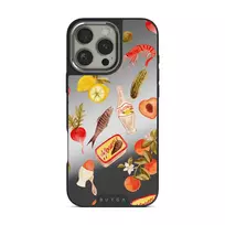 Al Fresco - iPhone 16 Pro Max Case, Elite Mirror Dark (MagSafe) / Silver