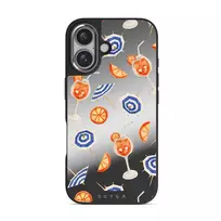 Beach Club - iPhone 16 Case, Elite Mirror Dark (MagSafe) / Silver