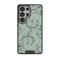 Sagittarius - Samsung Galaxy S25 Ultra Case, Elite Dark (Magnetic) / Silver / Turquoise