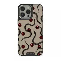 Sinful - iPhone 16 Pro Max Case, Elite Dark (MagSafe) / Silver