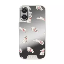 Late Again - iPhone 16 Case, Elite Mirror Light (MagSafe) / Silver