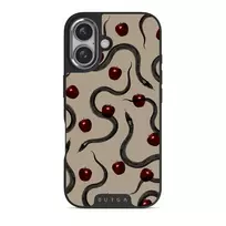 Sinful - iPhone 16 Plus Case, Elite Dark (MagSafe) / Silver
