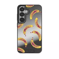 Banana - Samsung Galaxy S25 Plus Case, Elite Mirror Dark (Magnetic) / Silver