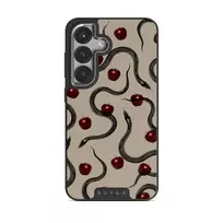 Sinful - Samsung Galaxy S25 Plus Case, Elite Dark (Magnetic) / Silver