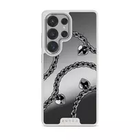 Cold Heart - Samsung Galaxy S25 Ultra Case, Elite Mirror Light (Magnetic) / Silver