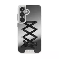 Forbidden - Samsung Galaxy S25 Plus Case, Elite Mirror Light (Magnetic) / Silver