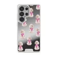 Poodle - Samsung Galaxy S25 Ultra Case, Elite Mirror Light (Magnetic) / Silver