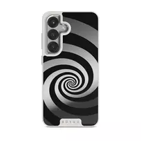 Rabbit Hole - Samsung Galaxy S25 Case, Elite Mirror Light (Magnetic) / Silver