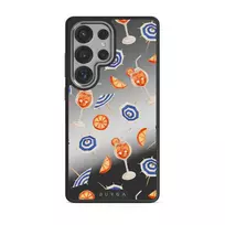 Beach Club - Samsung Galaxy S25 Ultra Case, Elite Mirror Dark (Magnetic) / Silver