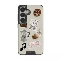 Oat Milk Please - Samsung Galaxy S25 Plus Case, Elite Light (Magnetic) / Silver