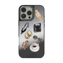 Boss Babe - iPhone 16 Pro Max Case, Elite Mirror Dark (MagSafe) / Silver