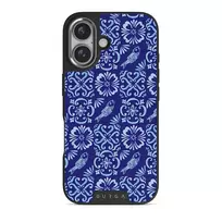 Lisboa - iPhone 16 Plus Case, Elite Dark (MagSafe) / Silver
