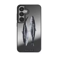 Sardinhas - Samsung Galaxy S25 Plus Case, Elite Mirror Dark (Magnetic) / Silver