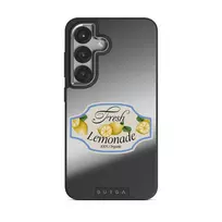 Frizzante - Samsung Galaxy S25 Plus Case, Elite Mirror Dark (Magnetic) / Silver