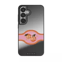 Zesty - Samsung Galaxy S25 Plus Case, Elite Mirror Dark (Magnetic) / Silver