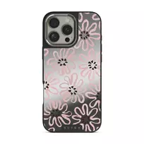 Lambada - iPhone 16 Pro Case, Elite Mirror Dark (MagSafe) / Silver