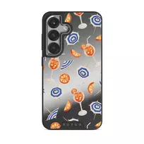 Beach Club - Samsung Galaxy S25 Plus Case, Elite Mirror Dark (Magnetic) / Silver