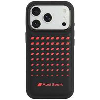 Case Audi Sport Synthetic Leather MagSafe for iPhone 18 Pro / 17 Pro black