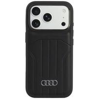Case Audi Synthetic Leather Case MagSafe for iPhone 18 Pro / 17 Pro black