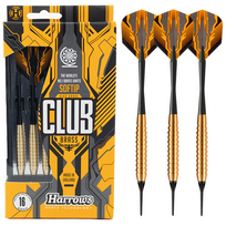 HARROWS CLUB BRASS, 14gK Soft Tip smiginio strėlytės