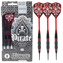 HARROWS PIRATE 16gK Soft Tip smiginio strėlytės