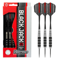 HARROWS Black JACK, 20gK Steel Tip smiginio strėlytės