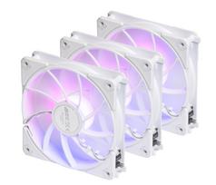 Blackstorm Luna UF120 ARGB PWM Reverse fan pack, white, 120 mm, 3 pieces (UF-W-REV-3PACK)