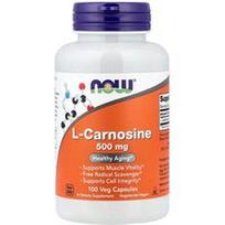 NOW Foods, L-karnozinas, 500 mg, 100 vegetariškų kapsulių