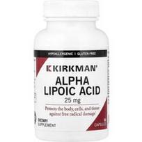 Kirkman Labs, Alfa lipoinė rūgštis, 25 mg, 90 kapsulių
