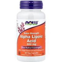 NOW Foods, Alfa lipoinė rūgštis, ypač stipri, 60 mg, 60 augalinių kapsulių