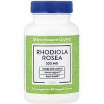 The Vitamin Shoppe, Rhodiola Rosea, 500 mg, 60 augalinių kapsulių