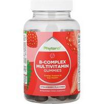 Phytoral, B komplekso multivitaminų guminukai, braškių skonio, 60 guminukų