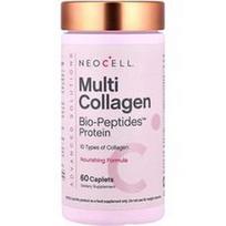 NeoCell, Pažangūs sprendimai, Multi Collagen Bio-Peptides™ baltymai, 60 kapsulių
