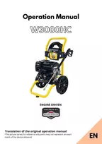 Waspper W3000HC benzininis aukšto slėgio plovykla, Briggs & Stratton, 207 bar / 3 000 PSI