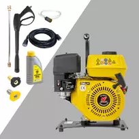 Waspper W3000HG benzininis aukšto slėgio plovimo įrenginys, Peggas, 5.2 HP, 207 bar / 3.000 PSI