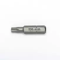 Antgalis žvaigždinis (TORX), kotas 1/4", L 30 mm, T25 (6125, GENIUS)
