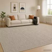 Kilimas Smėlio 300 x 400 cm 100% poliesteris 3 mm Plaunamas