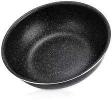 Wok keptuvė su PFLUON GRANIT danga, juoda, 26 cm