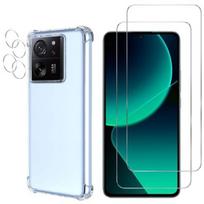 Antishock dėklas Xiaomi 13T - 13T PRO ir karščiui atsparūs stiklai ekranui ir kamerei Phonillico®