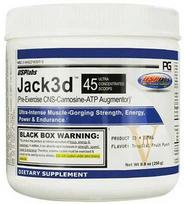 Usp Labs USPlabs Jack3d Pre-Workout 315 g. (Mėlyna Raspberry skonis)