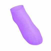 Švelninančios silikoninės kojų kaukės, violetinės, 1 pora