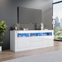 TV spintelė su LED, valdymas programu, 160x35x60cm, 1 vnt