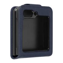 Coque Clapet - Chesterfield - Samsung Galaxy Z Flip 5 - Eko oda - Magnetinė kilpa - Mėlyna