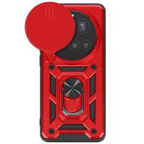 Coque Anneau - Mayaxess - Xiaomi 15 Ultra - Raudona - Antishock - Magnetinis Laikiklis