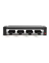 Raclette grilis ONLI ON1011N 4 asmenims 800 W su nuimama kaitplokšte 42 x 11 cm, juodas, juodas