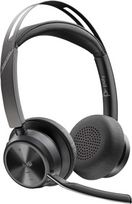 Poly Voyager Focus 2 MS Teams Belaidės ausinės, Bluetooth, USB-C/A Adapter, Juoda | 9T9J4AA#AC3
