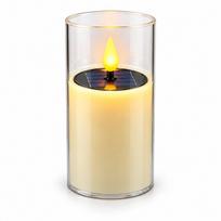 Saulės energija maitinama LED žvakė 10760, 10 cm