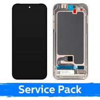 Ekranas skirtas Google Pixel 10 juodas su rėmeliu (Service Pack)