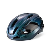 Rockbros LK-15 anglies pluošto dviratininko šalmas, L dydis (58-62cm) – Chameleon Blue